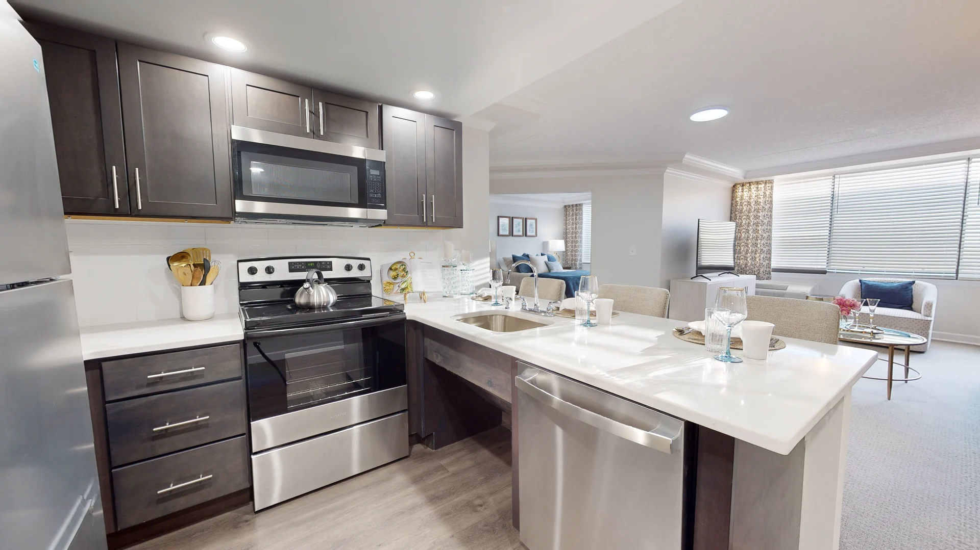 Cherry Hill model kitchen