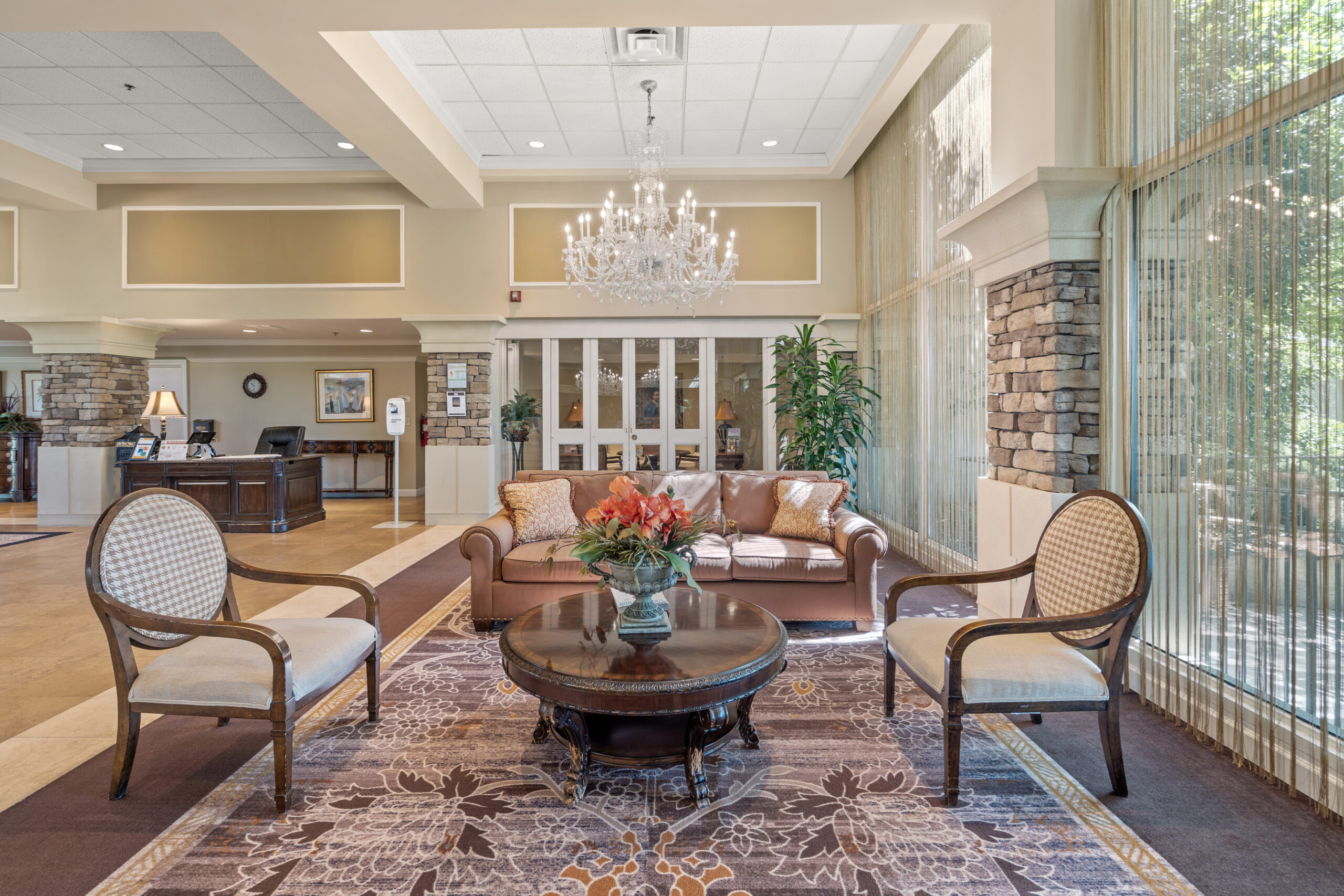Cherry Hill lobby seating