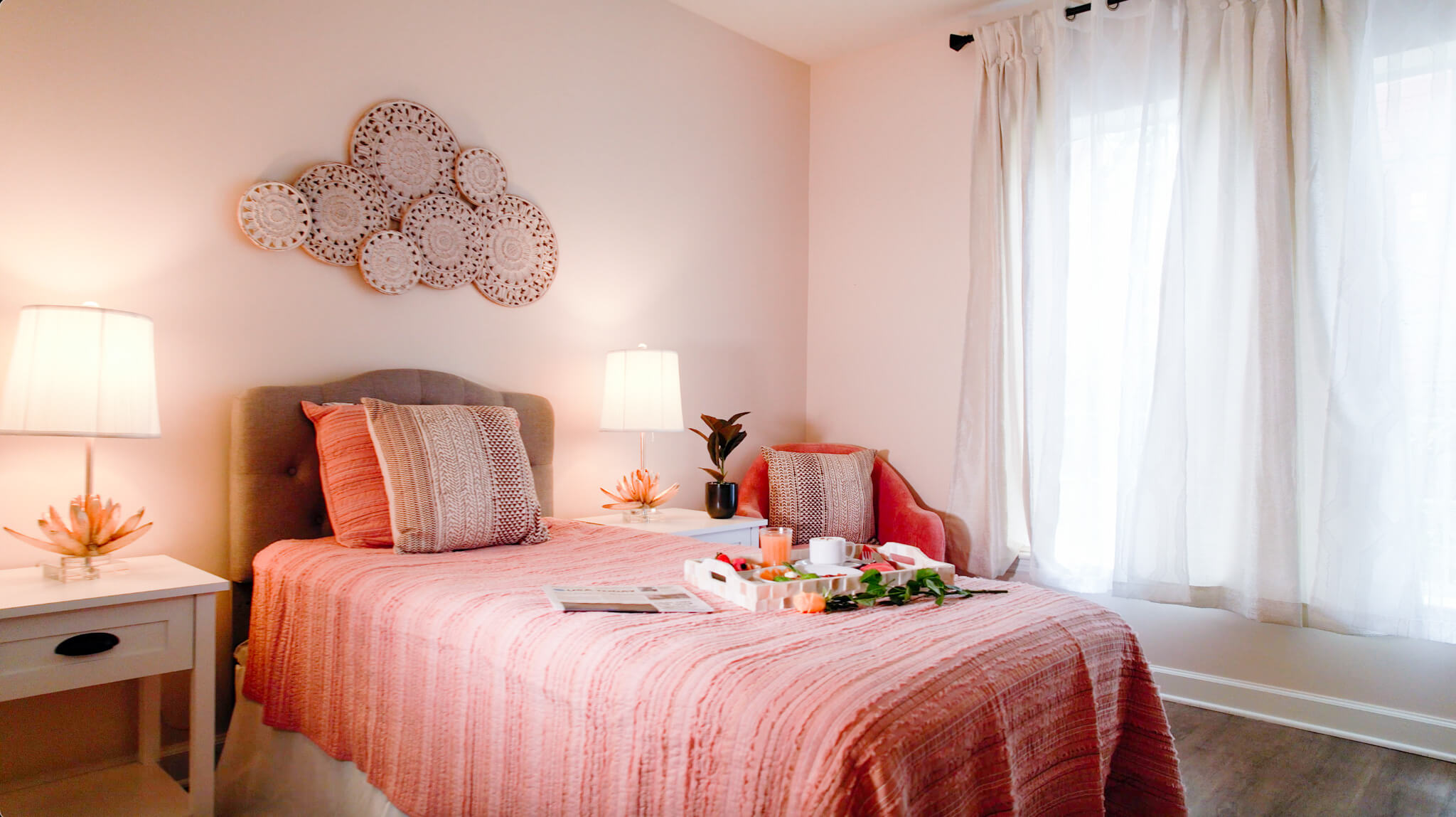 Morristown Bedroom Pink